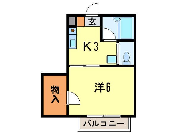 福来西宮北口の物件間取画像